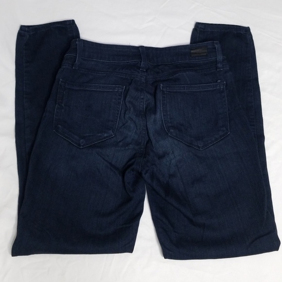 Paige Verdugo Ankle Dark Wash Skinny Jeans 26 - Picture 6 of 8